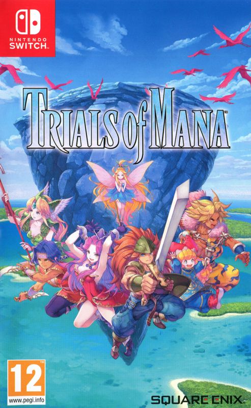 Trials Of Mana box art for Switch